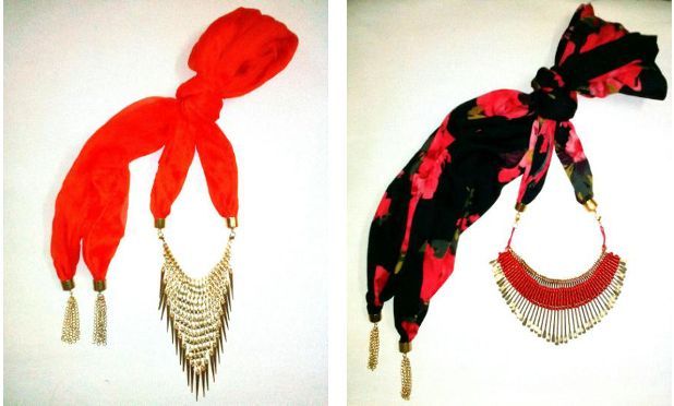 Ladies Jewellery Scarve 02