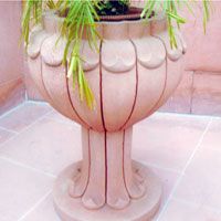 Marble Flower Pot (04)