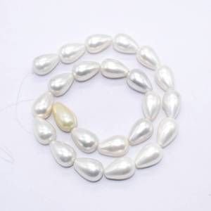PULZ-026 White Shell Pearl Bead