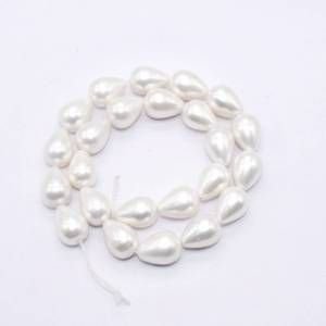 PULZ-027 White Shell Pearl Bead