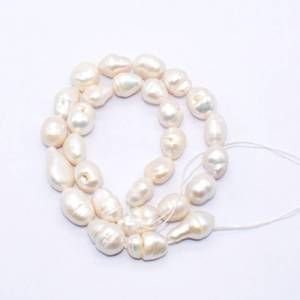 PULZ-030 White Shell Pearl Bead