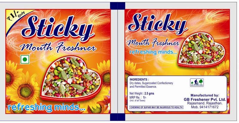 Mouth Freshener Packaging Pouches 02