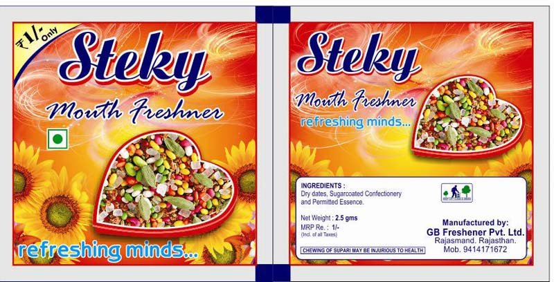 Mouth Freshener Packaging Pouches 03