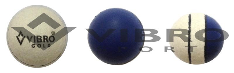 Blue and white Swinger Cricket Ball