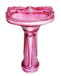 302 Rustic Series Pedestal Wash Basin