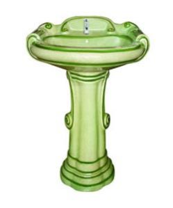 303 Rustic Series Pedestal Wash Basin