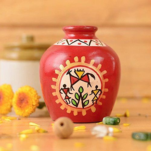 Hand Painted Pots (KPHAF053a)