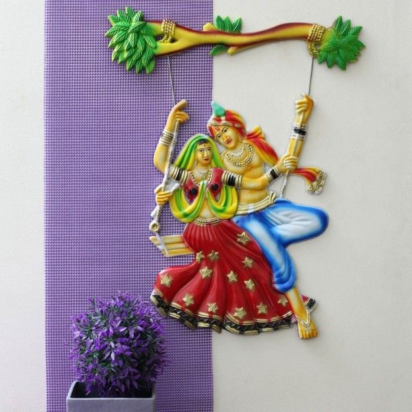 Sawariya Wall Hanging - Radha Krishna