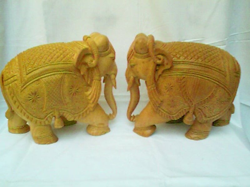 Handicraft Elephant Statue 03