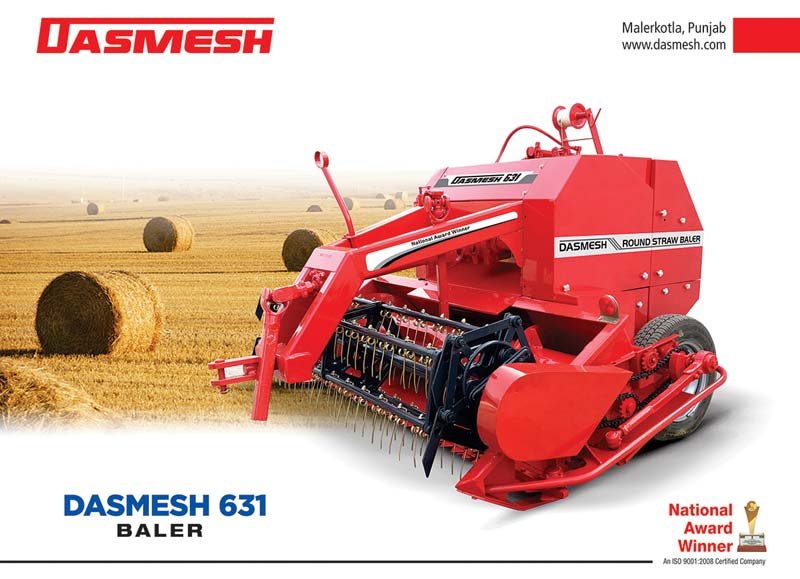 Dasmesh(631) Round Straw Baler 01