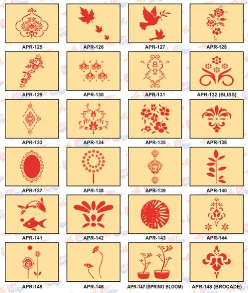 Wall Paint Stencils 