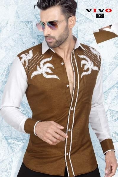 Mens Shirts Fabric 41