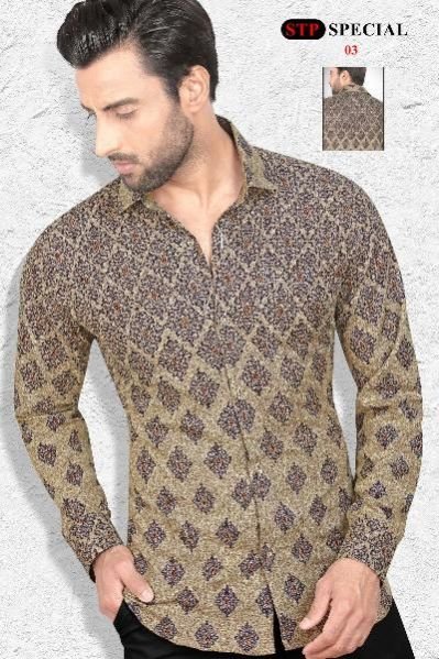 Mens Shirts Fabric 46