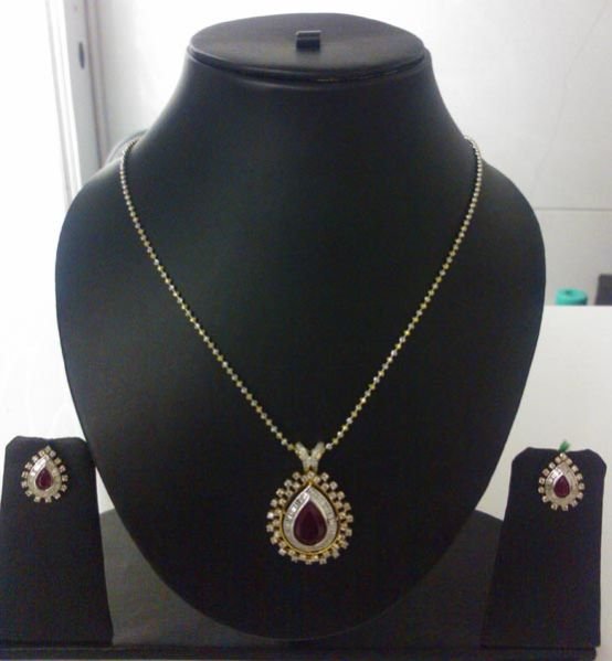 Diamond Pendant Set 01 