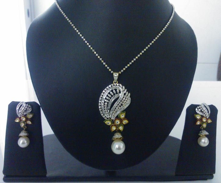 Diamond Pendant Set 06 