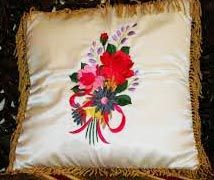 Embroidered Cushion Cover
