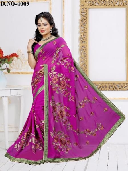 Georgette Saree (4009)