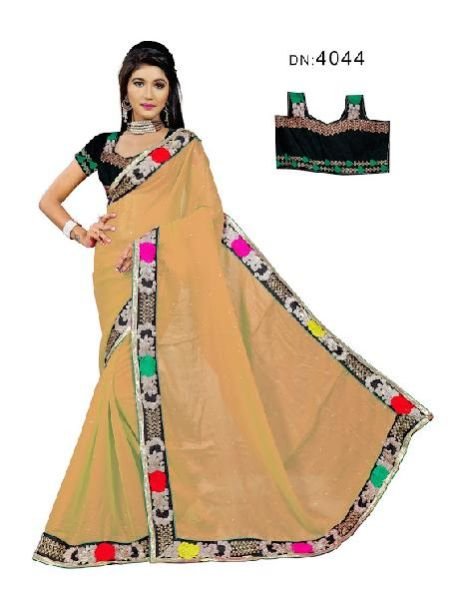 Hand Printed Saree (4044)