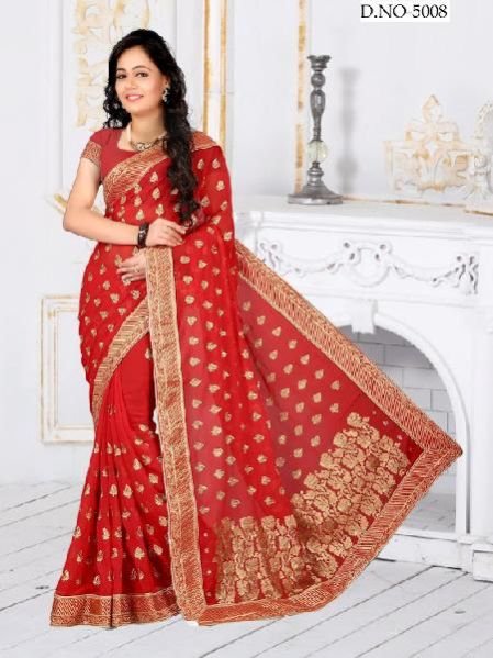 Hand Printed Saree (5008)