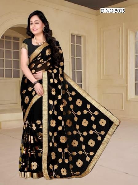 Hand Printed Saree (5015)