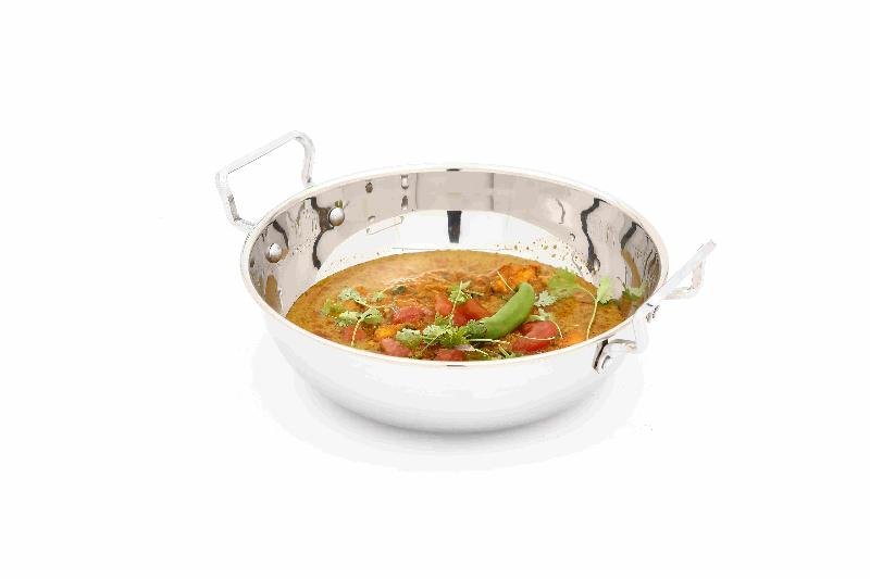 Stainless Steel Kadai 01