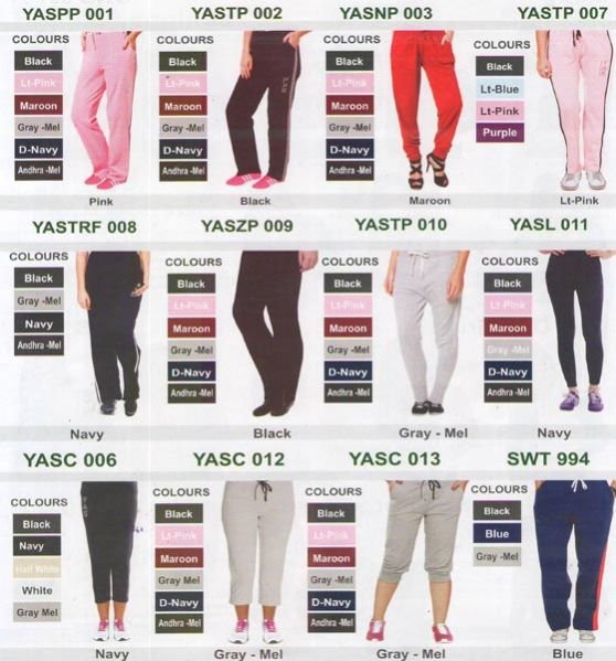 Track pant and capri