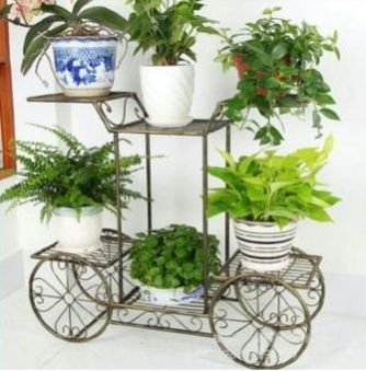 WA0038 Wrought Iron Planter Stand