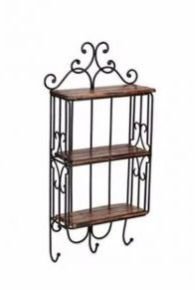 WA0062 Wrought Iron Wall Shelves