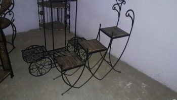 WA0065 Wrought Iron Planter Stand