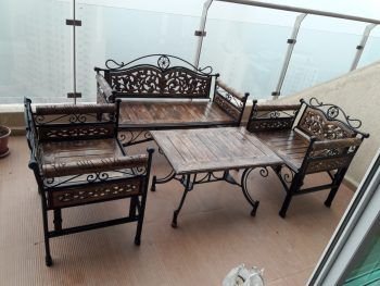 WA0081 Wrought Iron Sofa Set