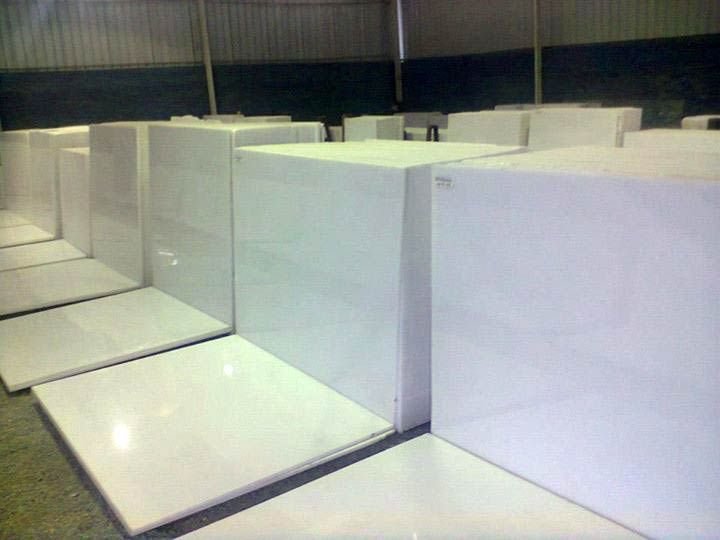 White Marble Slabs 01