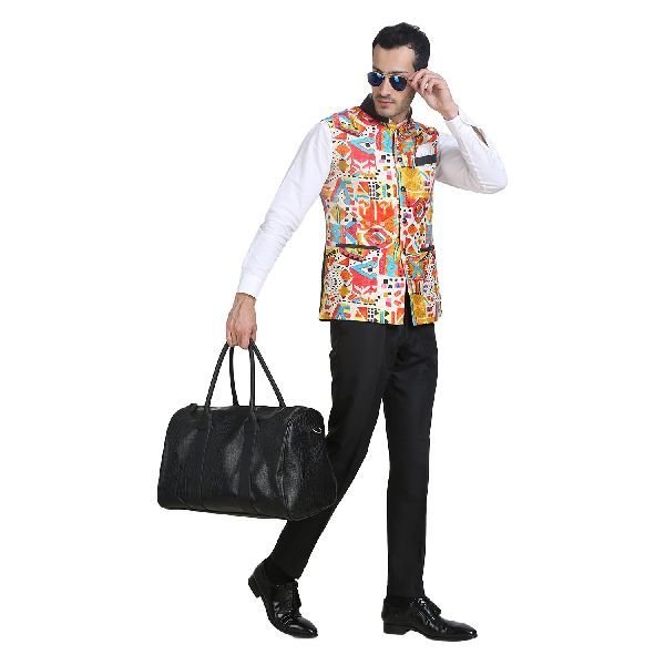 Mens Multicolor Waistcoat 04