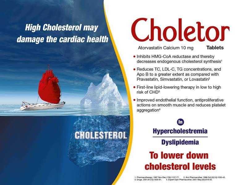 Choletor 10-20 (Atorvastatin Tablets)