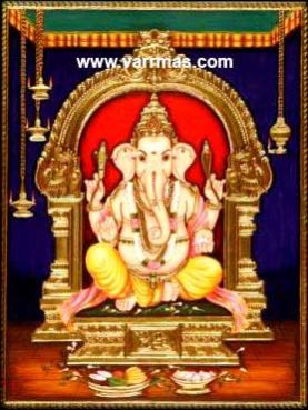 Ganesha Tanjore Painting (10268)