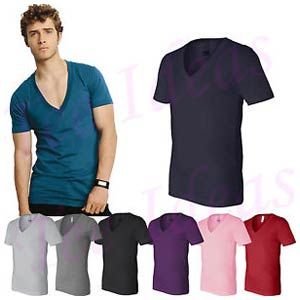 Mens V Neck T-Shirts 03