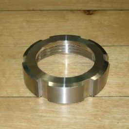 Stainless Steel Slotted Round Nuts