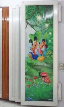 Hollow Profile PVC Door (#HPD-106)