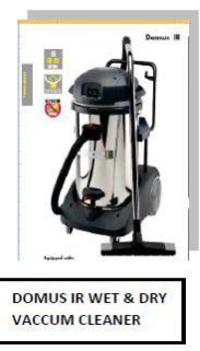 Domus IR Wet and Dry Vacuum Cleaner