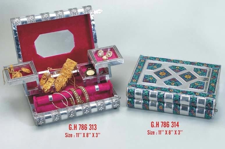 Embossed Jewelry Box