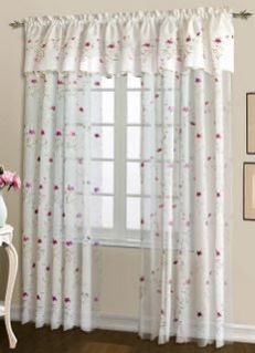 Embroidered Sheer Curtain