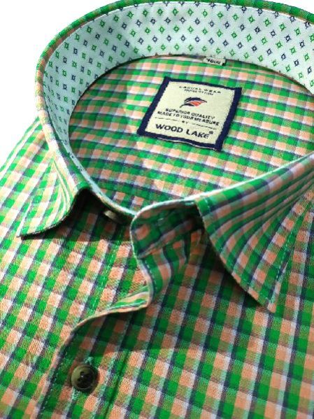 Mens Check Semi Casual Shirt 04