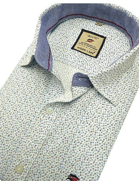 Mens Printed Semi Casual Shirt 01