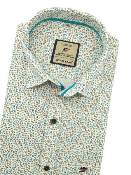 Mens Printed Semi Casual Shirt 02