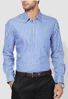 Mens Striped Formal Shirt 02