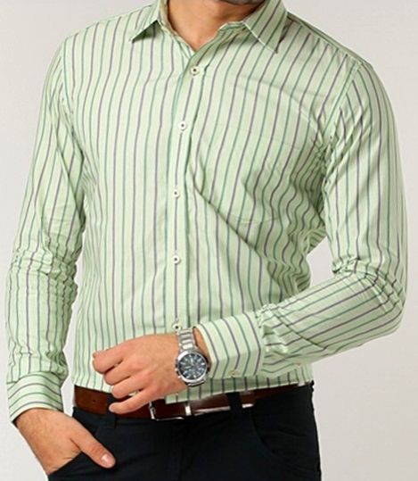 Mens Striped Formal Shirt 03