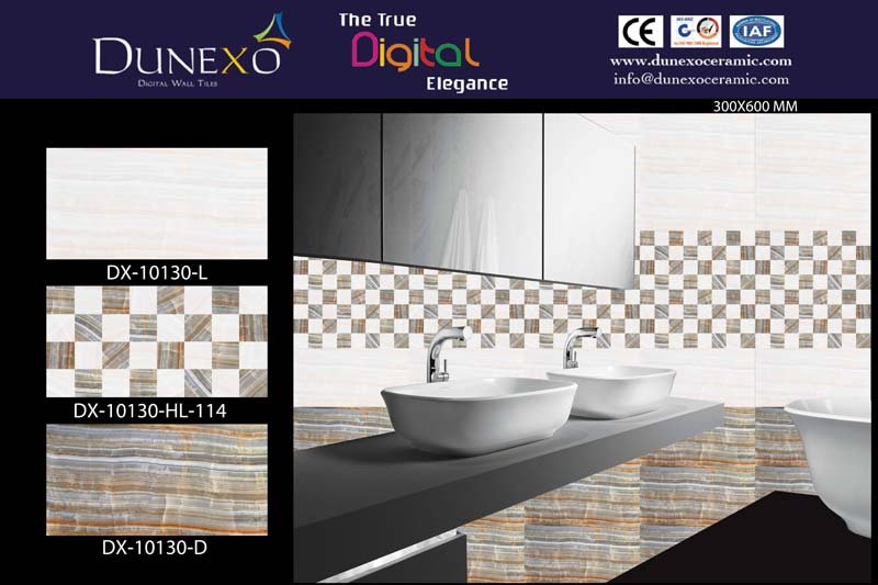 60x60 Glossy Series Digital Vitrified Tile (DX-10130)