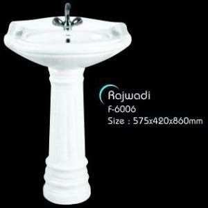 Rajwadi Pedestal Wash Basin