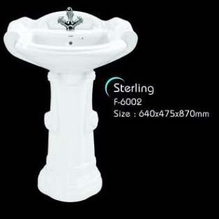 Sterling Pedestal Wash Basin