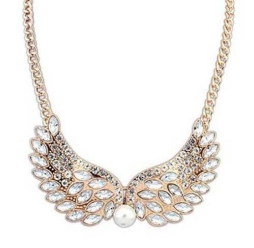 Crystal Wing Necklace