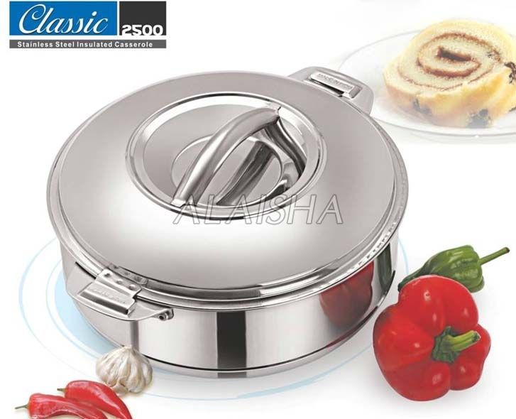 Classic Stainless Steel Insulated Casserole